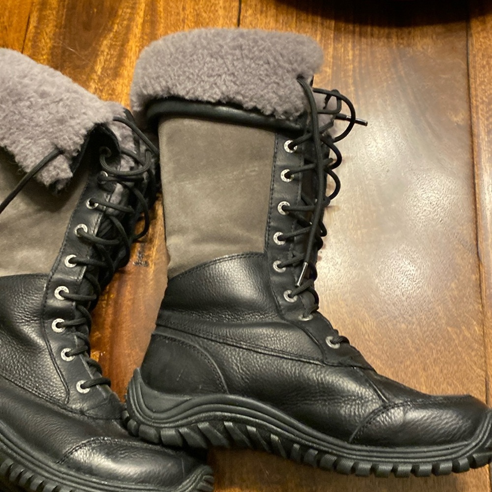 Black Ugg waterproof boot